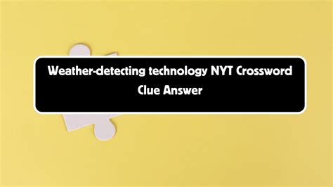 detecting device crossword clue
